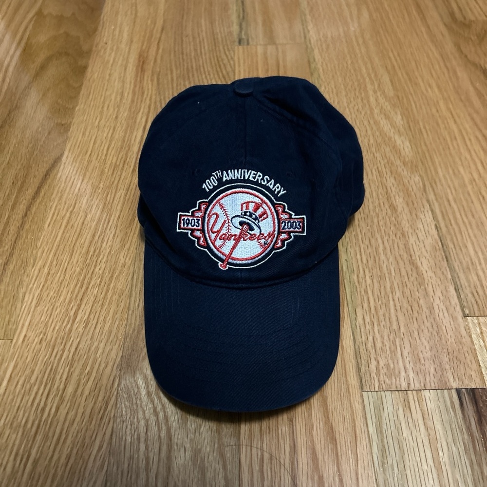 Vintage New York Yankees 100th Anniversary Black Cap